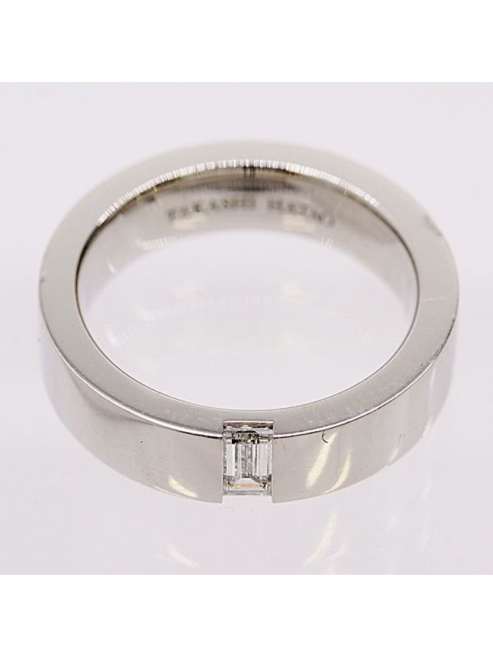 Harry Winston Princess Cut Marriage Ring